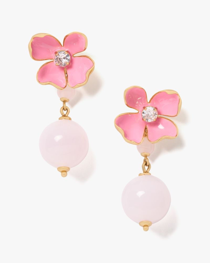 Kate Spade,Freshly Picked Drop Earrings,Pink Multi