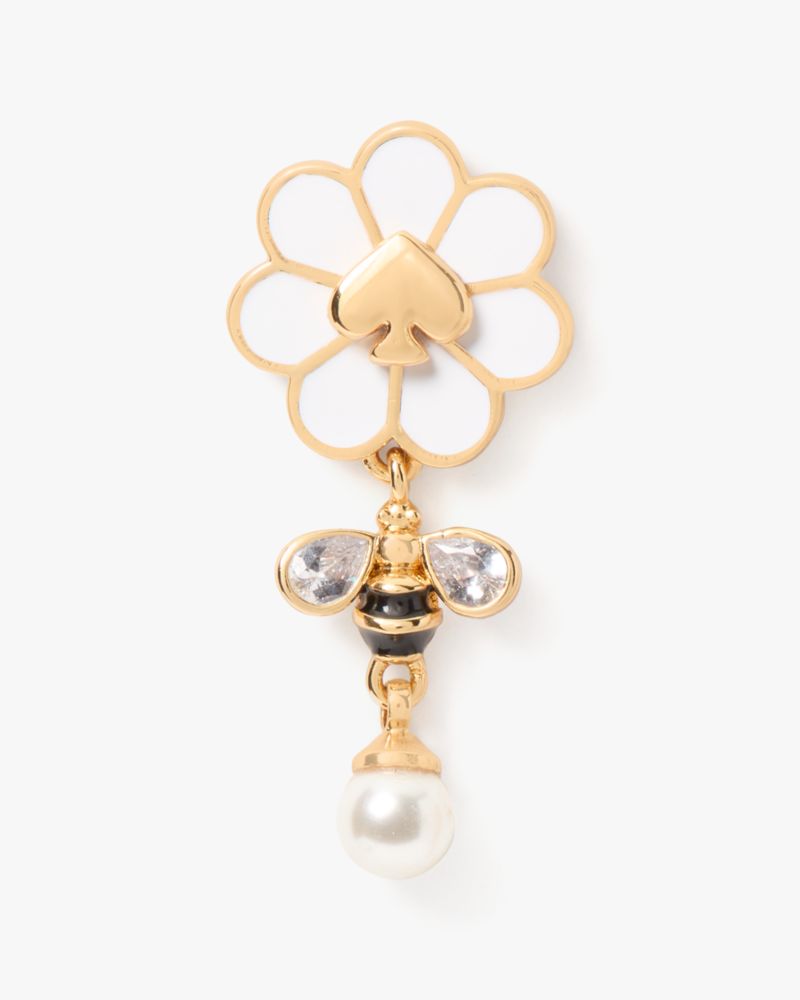 Kate Spade,Day Tripper Drop Earrings,White