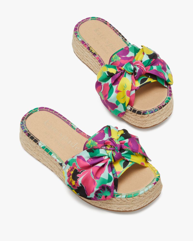 Kate Spade,ルーシー オーキッド ブルーム エスパドリーユ,サンダル ,