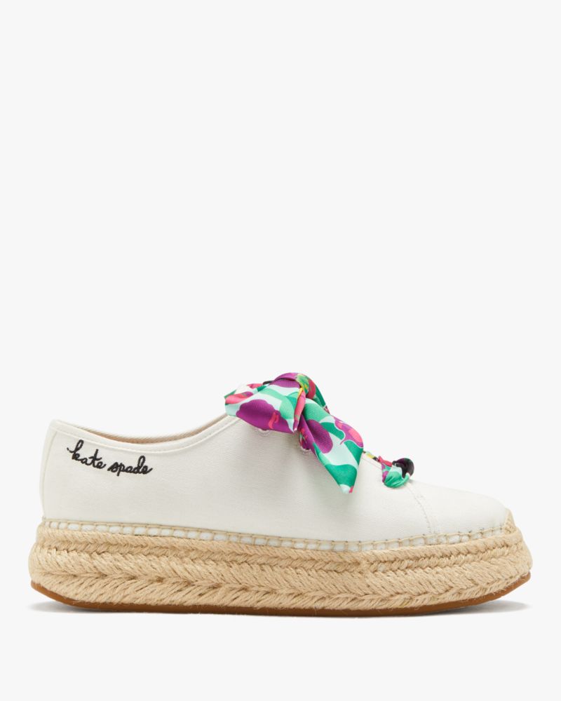 Kate Spade,Eastwell Orchid Bloom Sneakers,Casual,Fresh White