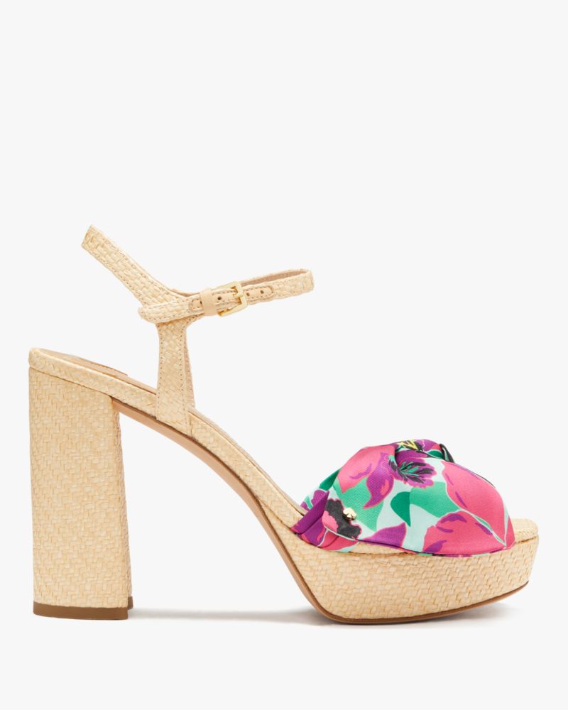 Kate Spade,Lucie Orchid Bloom Platforms,Evening,Orchid Bloom