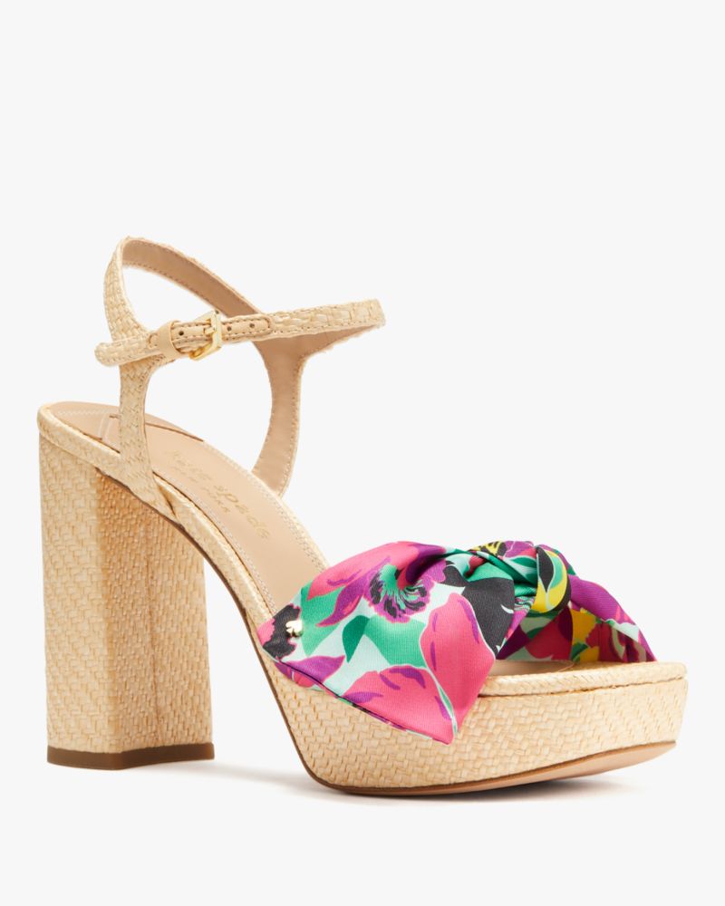 Kate Spade,Lucie Orchid Bloom Platforms,Evening,Orchid Bloom