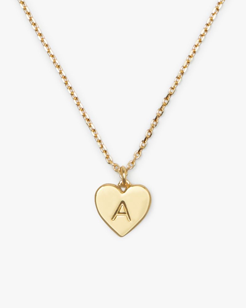 Kate Spade,Initial Here A Pendant,Gold