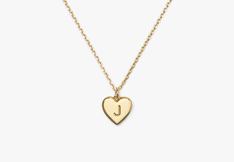 Kate Spade,Initial Here J Pendant,Gold image number 0