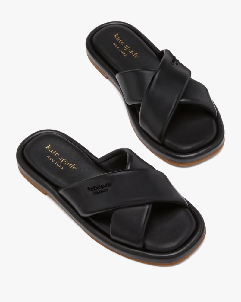 Kate Spade,Rio Slide Sandals,Casual,Black