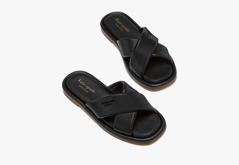 Kate Spade,Rio Slide Sandals,Casual,Black