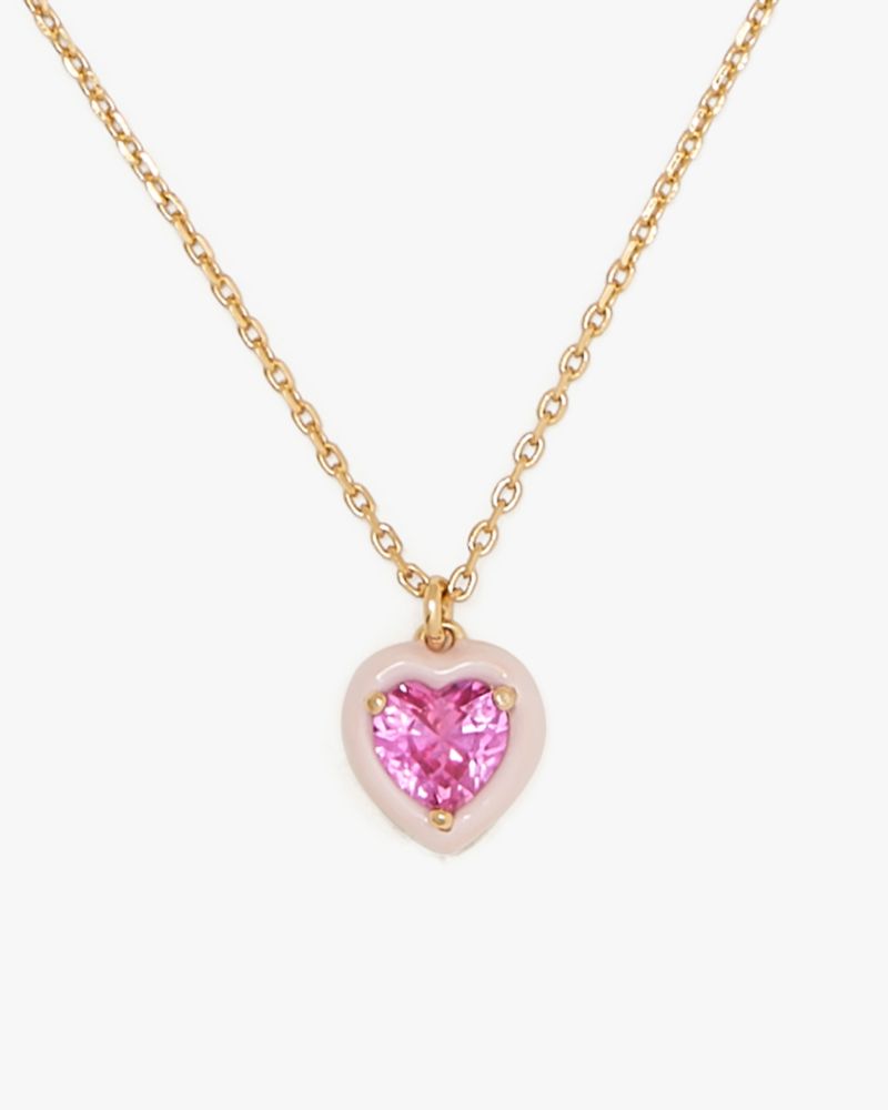 Kate Spade,Sweetheart Mini Pendant,Pink