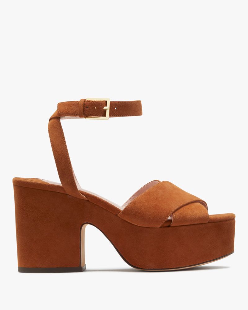 Kate Spade,Rio Platforms,Day Party,Brown