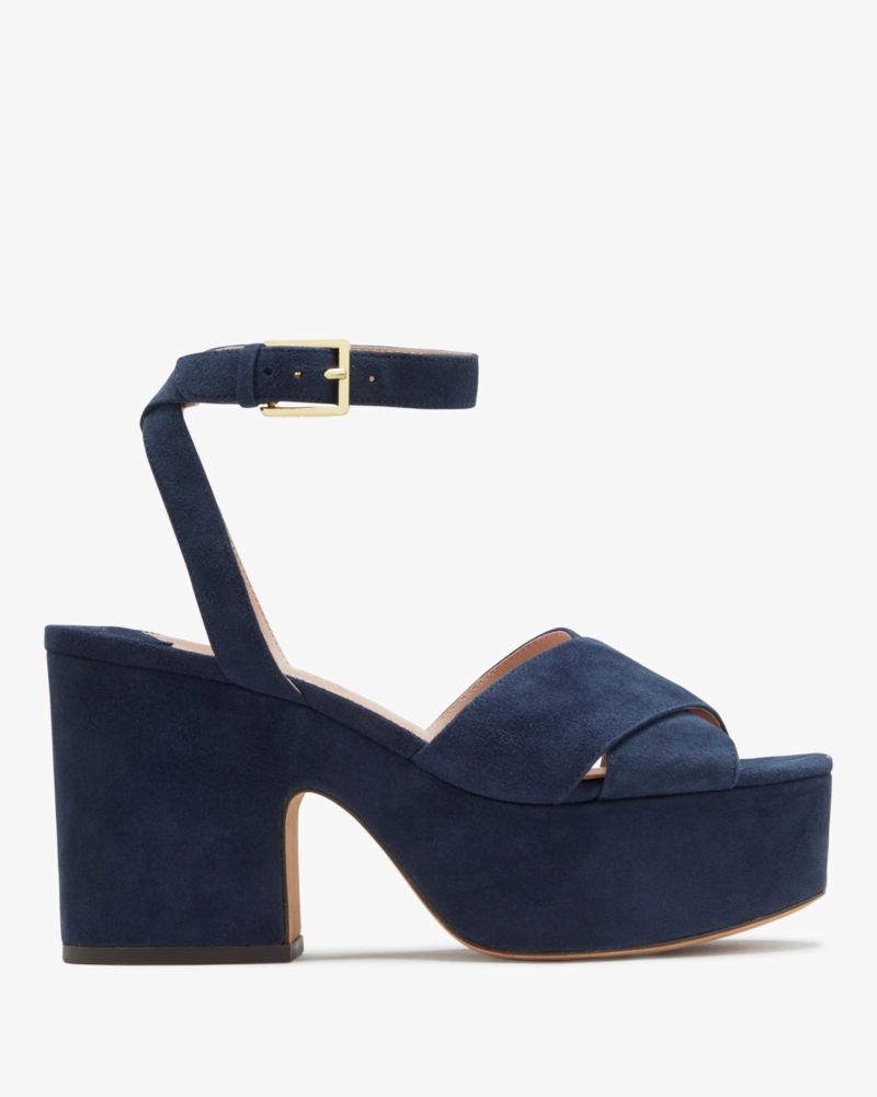 Kate Spade,Rio Platforms,Day Party,Navy