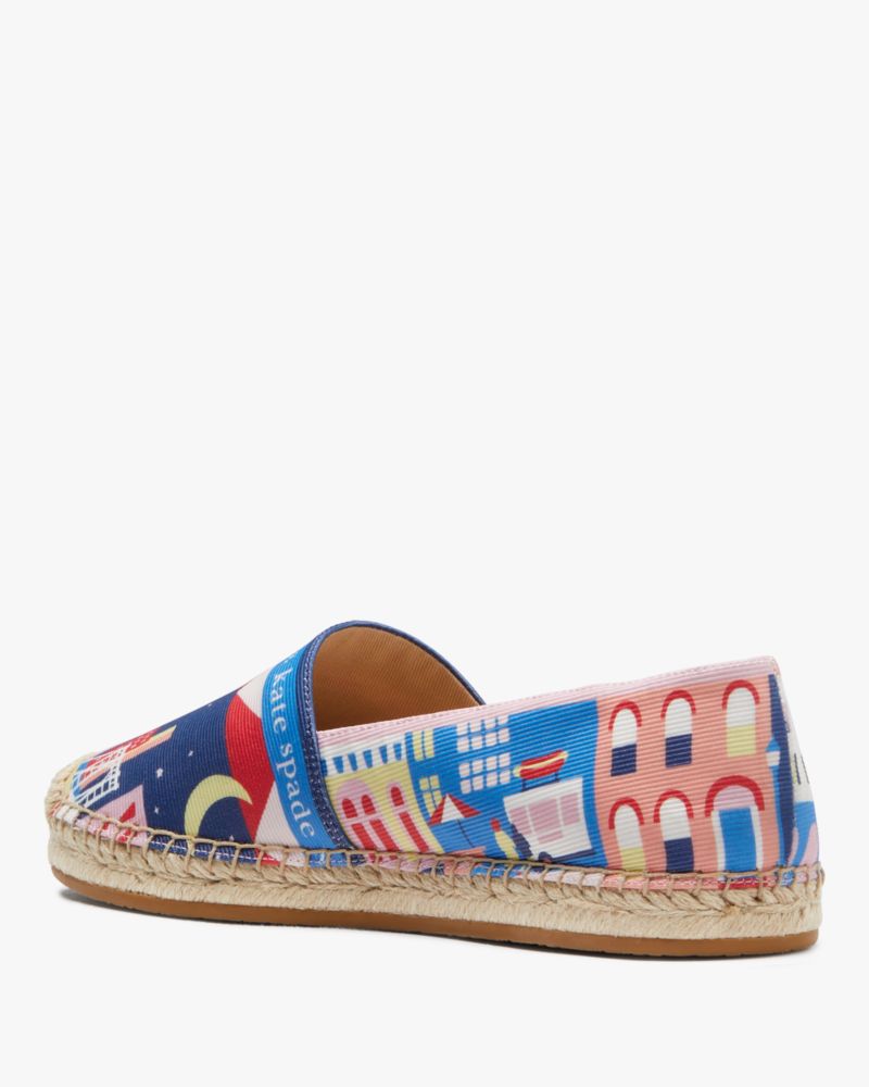 Kate Spade,シティ マップ エスパドリーユ,フラットシューズ,ビーチサンド