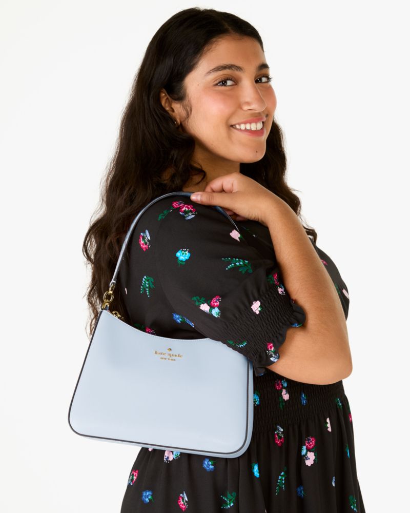 Kate Spade,Madison Convertible Shoulder Bag,Leather,Shoulder Bag,Metal Material,Logo,Adjustable,Casual,