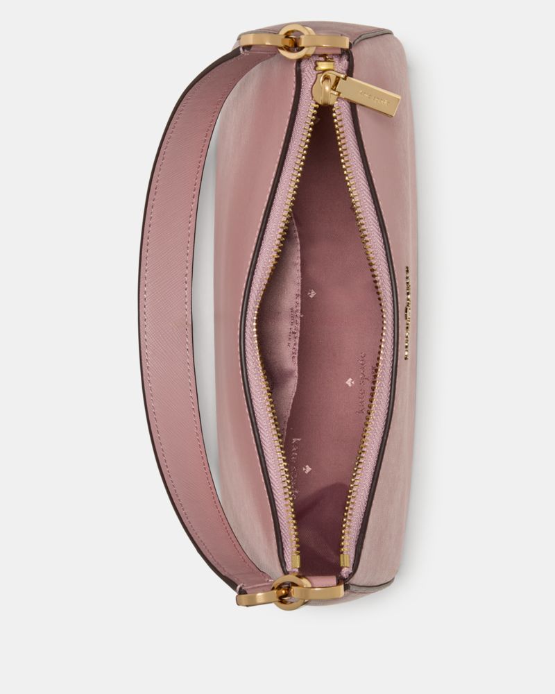 Kate Spade,Madison Shoulder Bag,Leather,Shoulder Bag,Metal Material,Metal,Logo,Adjustable,Casual,Blush