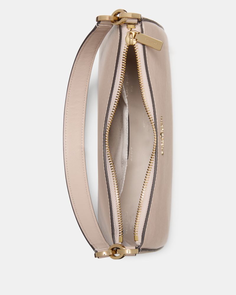 Kate Spade,Margot Convertible Shoulder Bag,Leather,Shoulder Bag,Metal Material,Metal,Logo,Adjustable,Casual,