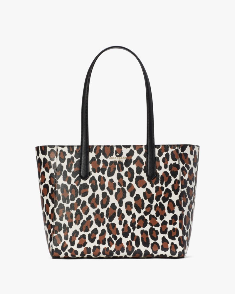 Kate Spade,Staci Spotted Animal Medium Tote,Multi Color