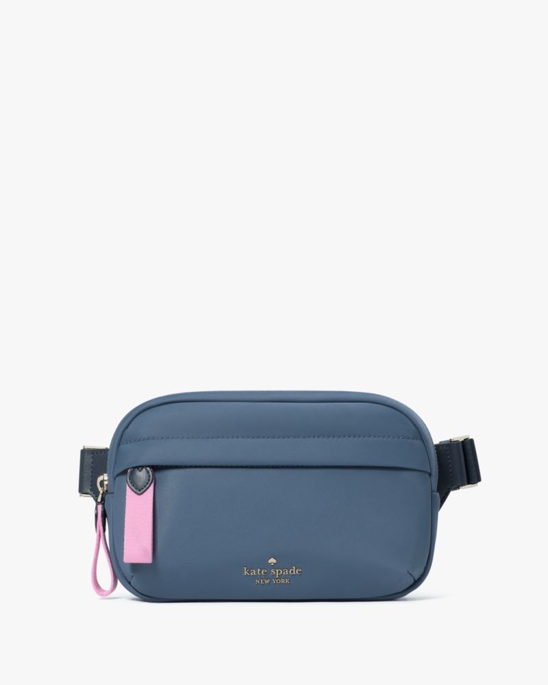 Kate Spade,Chelsea Nylon Belt Bag,Lining Polyester,Belt Bag,Metal Material,PVC,Metal,Logo,Casual,