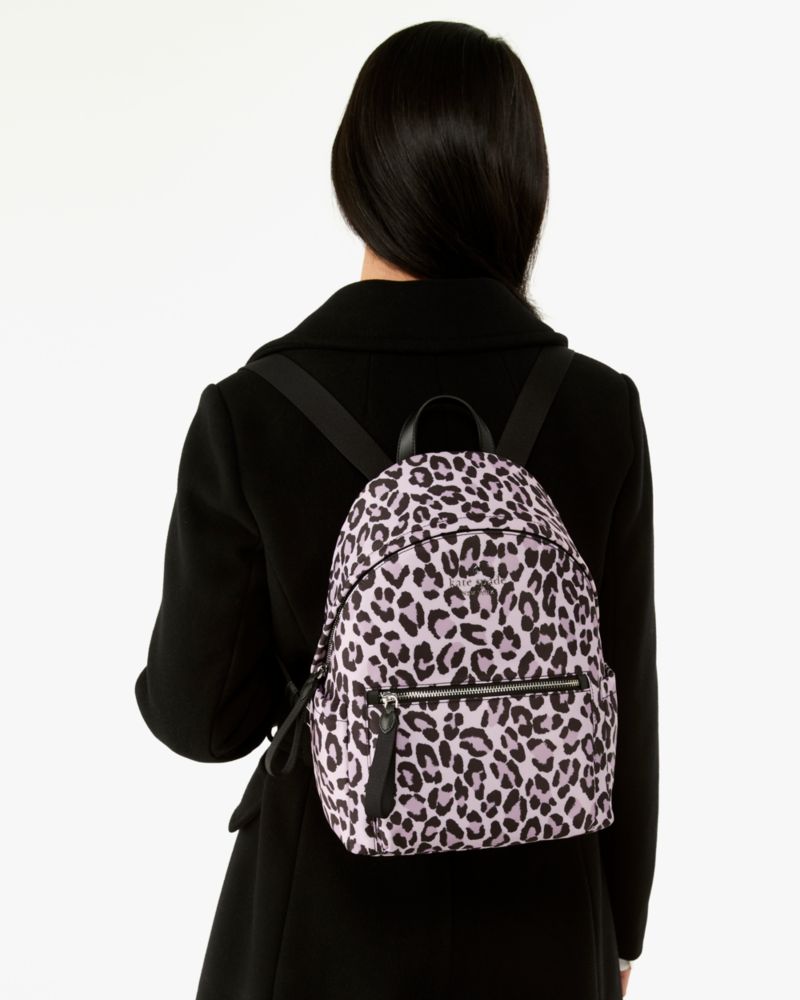 Kate Spade,Chelsea Spotted Leopard Medium Backpack,