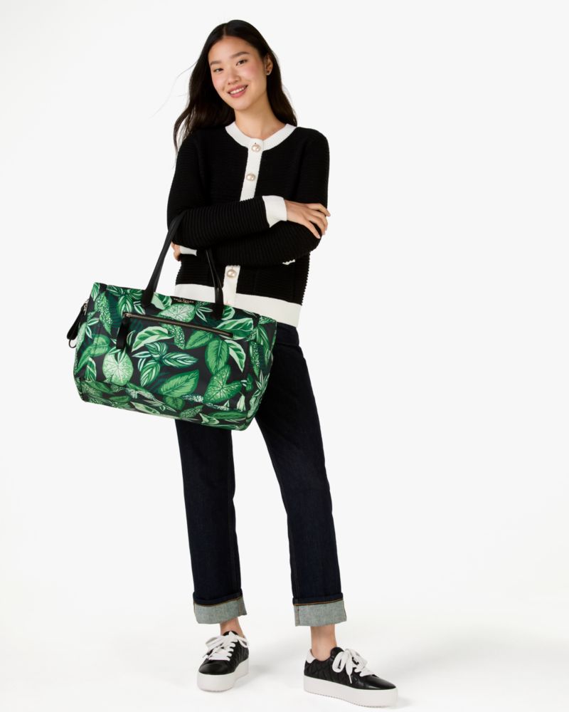 Kate Spade,Chelsea Fern Foliage Weekender,