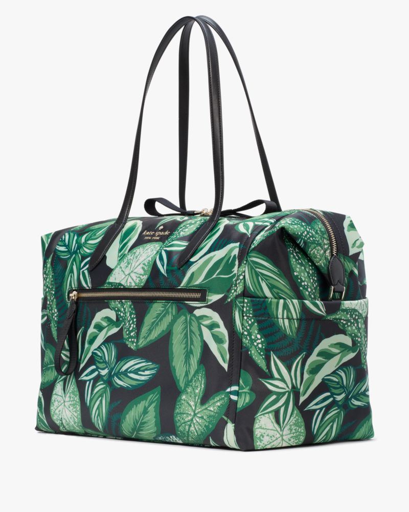 Kate Spade,Chelsea Fern Foliage Weekender,