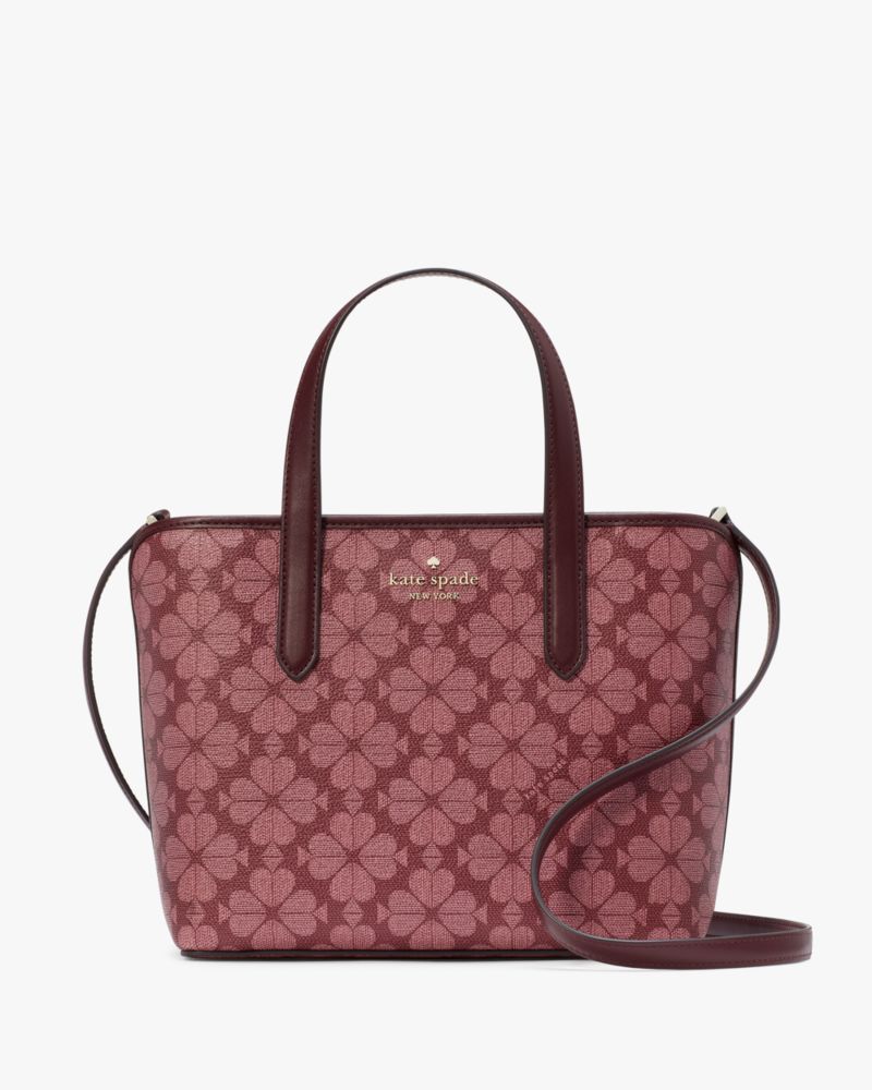 Kate Spade,Signature Spade Flower Mini Tote,Grenache Multi