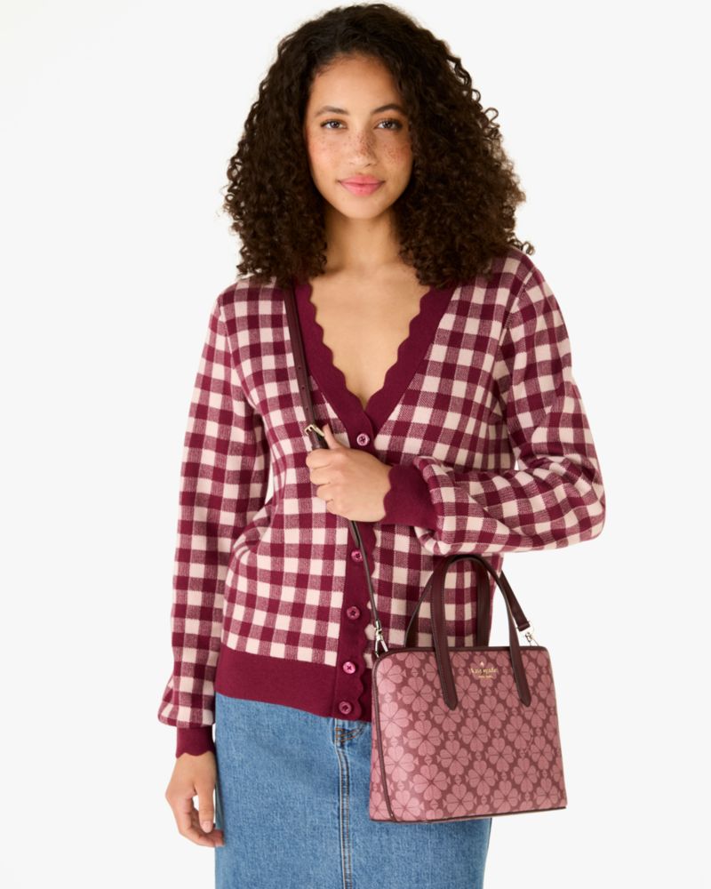 Kate Spade,Spade Flower Small Tote,Tote,PVC,Metal Material,No Embellishment,Casual,Multi Color