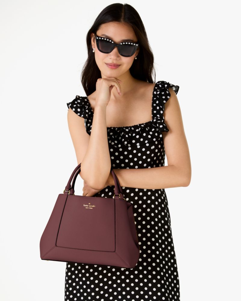 Kate Spade,レナ サッチェル,バッグ,チェリーウッド