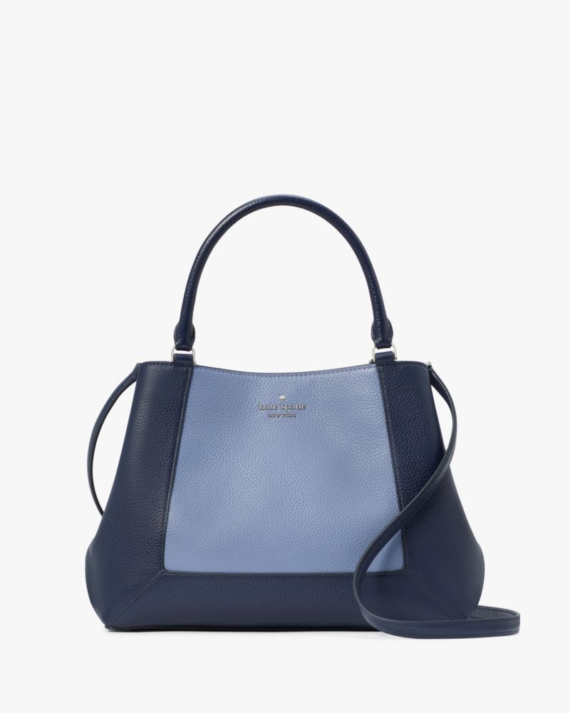 Kate Spade,Lena Colorblock Satchel,Blue