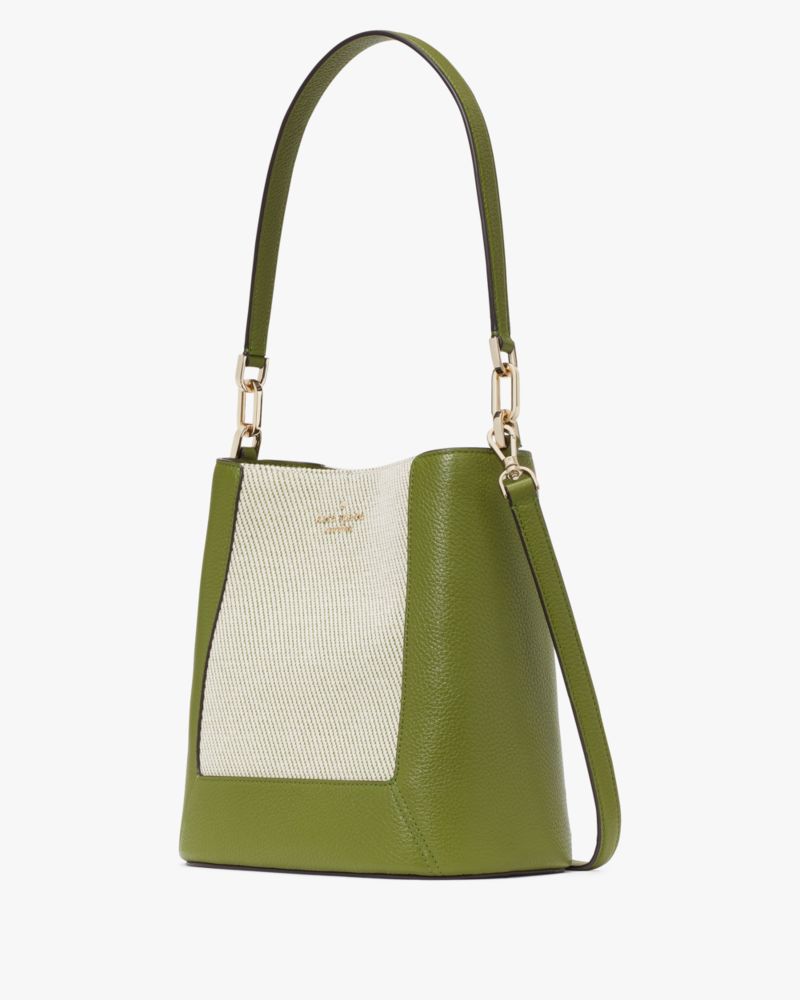 Kate Spade,Lena Canvas Colorblock Bucket Bag,