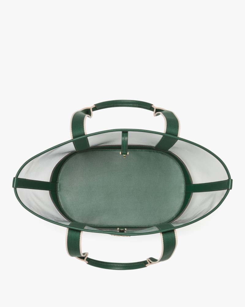Kate Spade,Clare See Through Fern Foliage Tote,