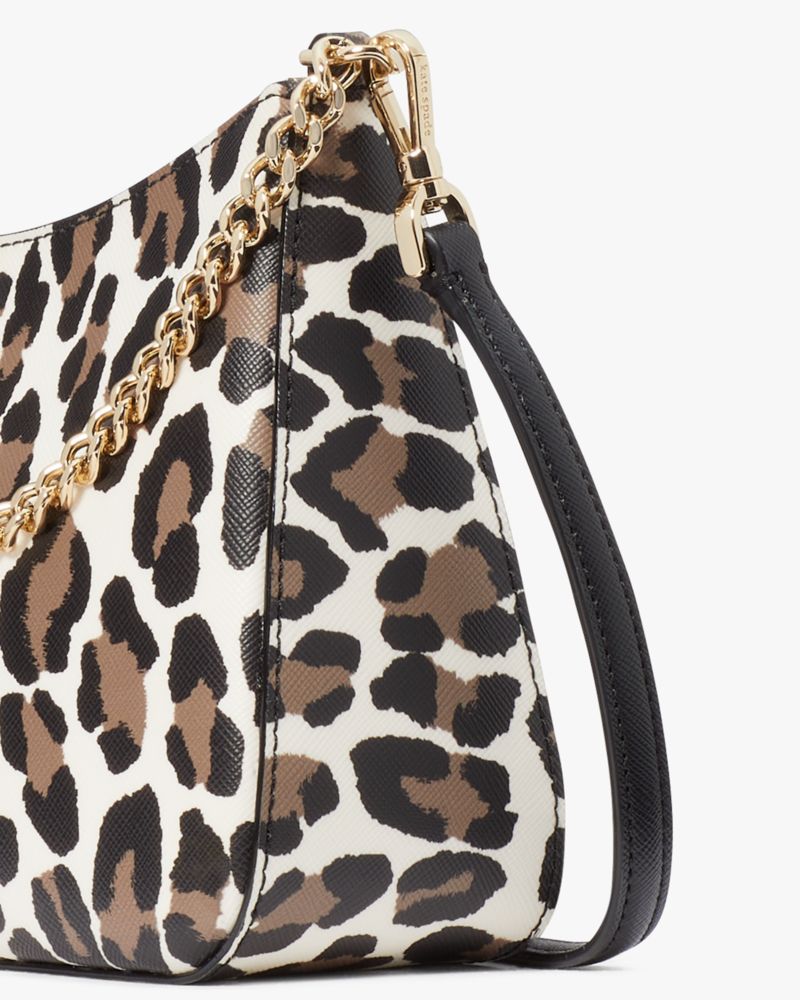 Madison Spotted Leopard Medium Convertible Crossbody | Kate Madison Spotted Leopard Medium Convertible Crossbody | Kate