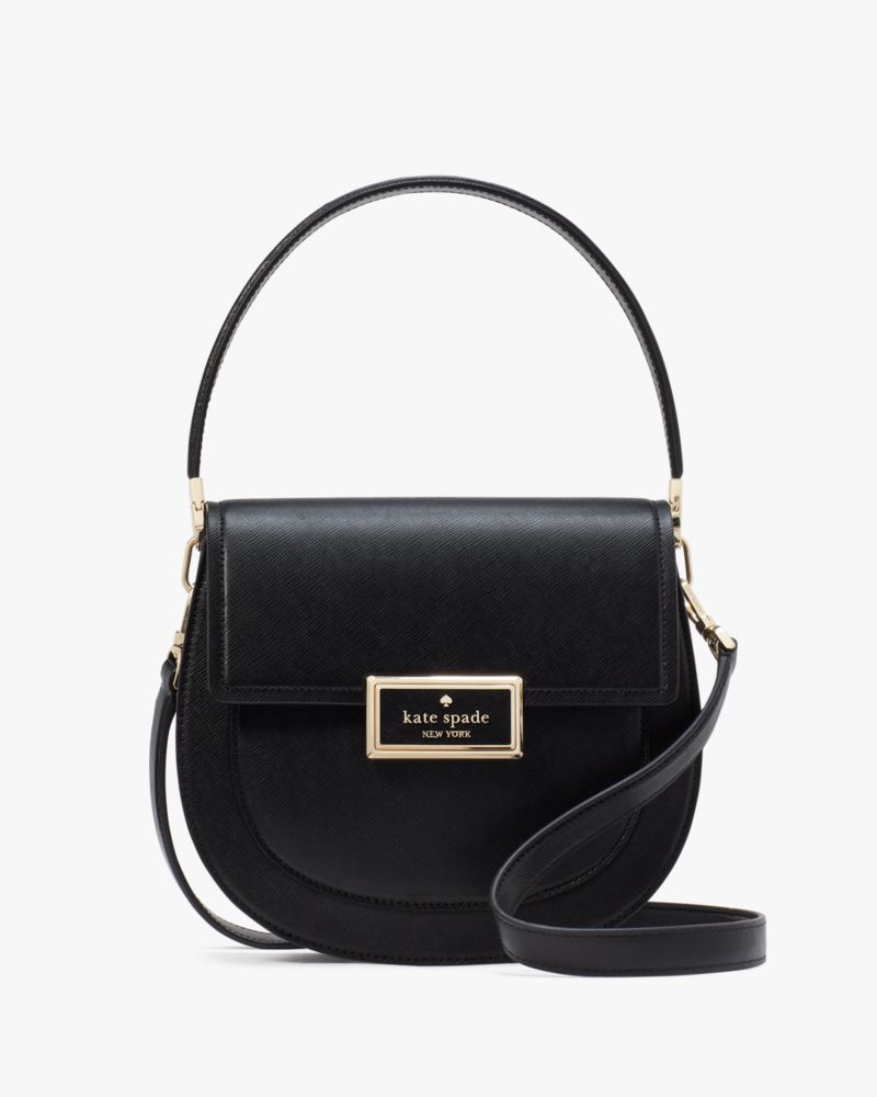 Kate Spade,Reegan Saddle Bag,Black