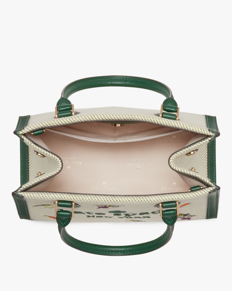 Kate Spade,エリー ハーベスト エンブロイダリー スモール トート,バッグ,グリーンマルチ