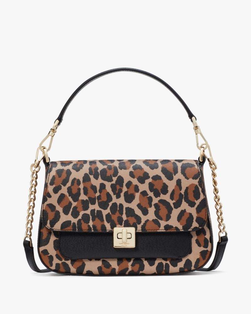 Kate Spade,Phoebe Spotted Leopard Small Flap Crossbody,Multi Color