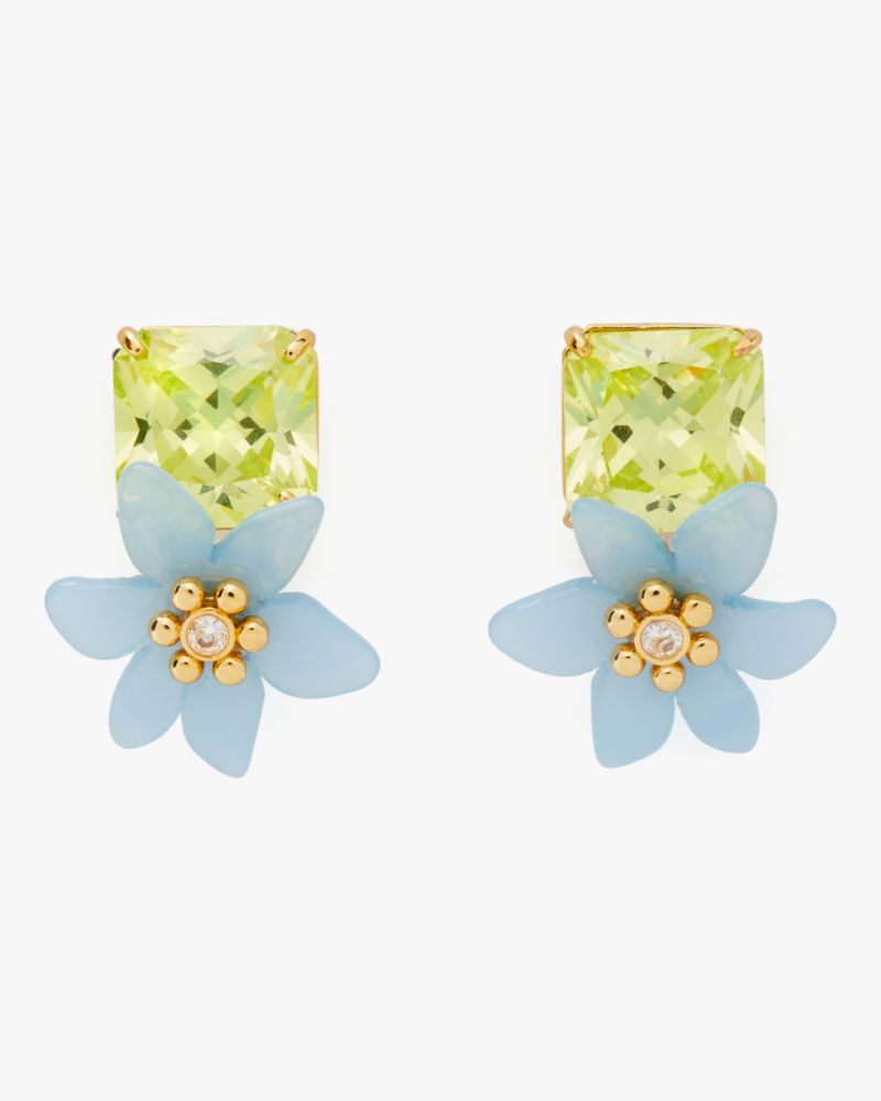 Kate Spade,Brighten Up Statement Studs,Blue/Multi