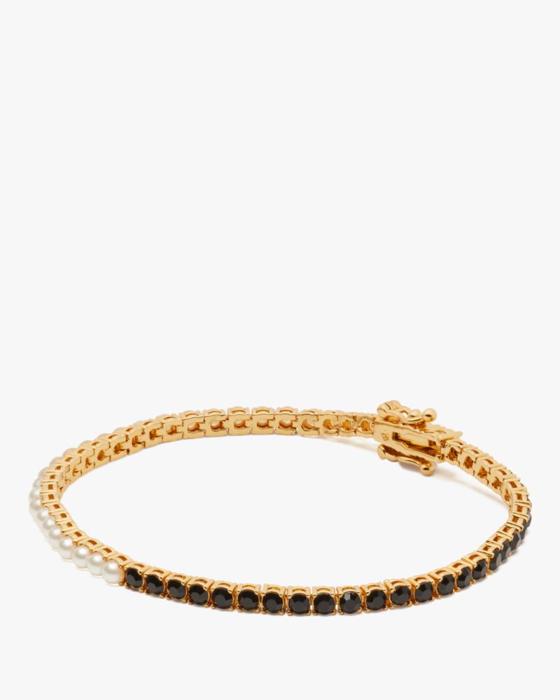 Kate Spade,Brighten Up Tennis Bracelet,Black Multi