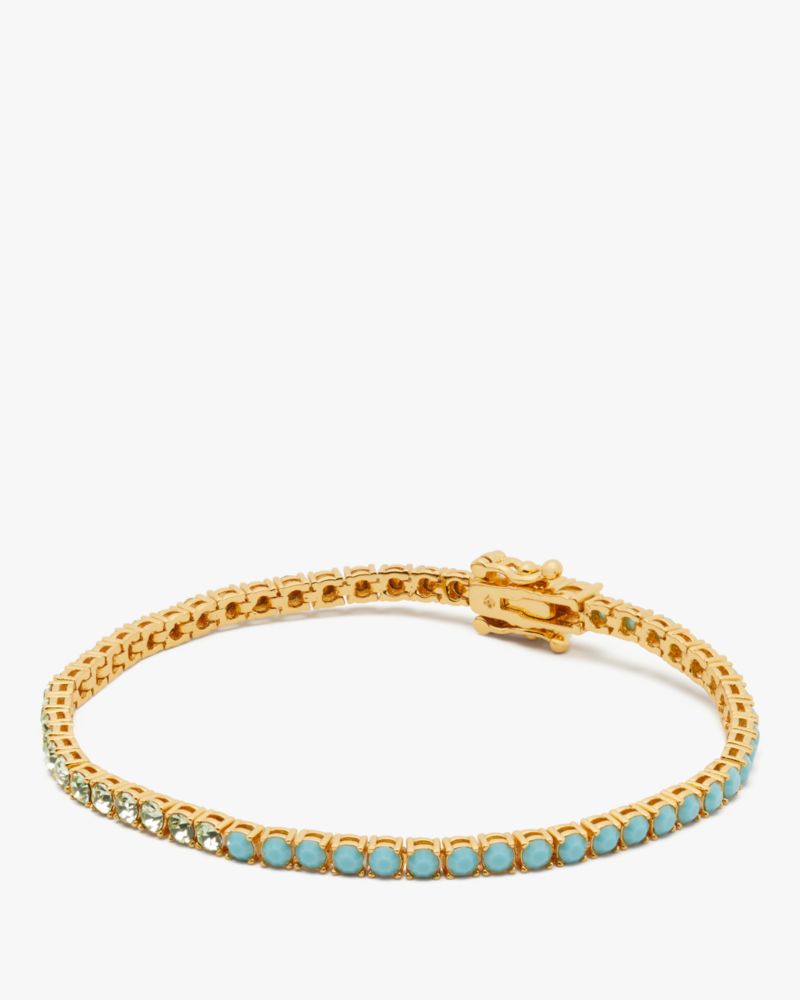 Kate Spade,Brighten Up Tennis Bracelet,Blue/Multi