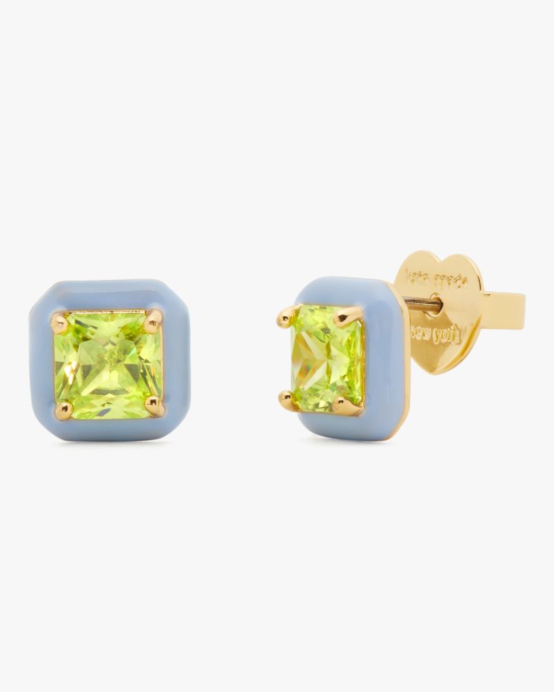 Kate Spade,Brighten Up Studs,Green. Multi