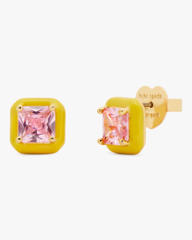 Kate Spade,Brighten Up Studs,Light Pink Multi