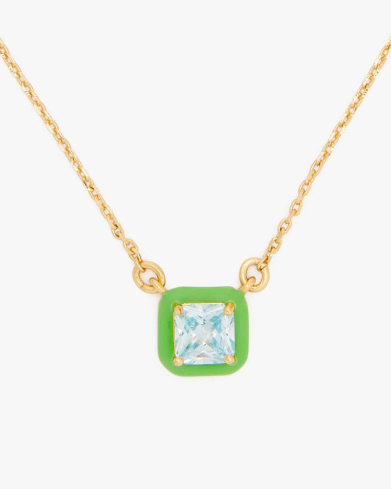 Kate Spade,Brighten Up Pendant,Blue/Multi