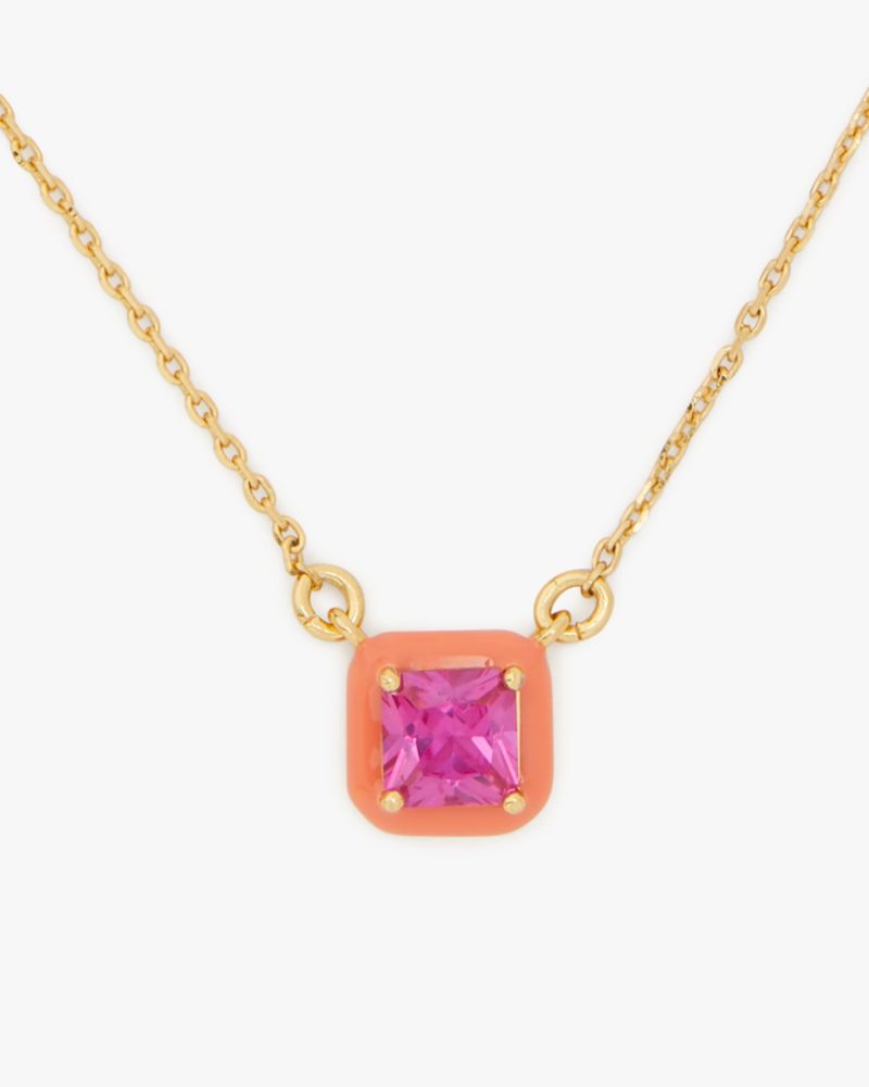 Kate Spade,Brighten Up Pendant,Pink Multi