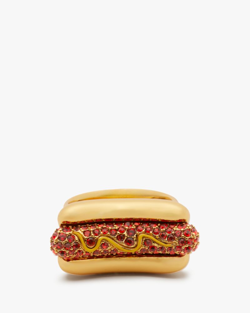 Kate Spade,What A Snack Statement Ring,Red/Multi