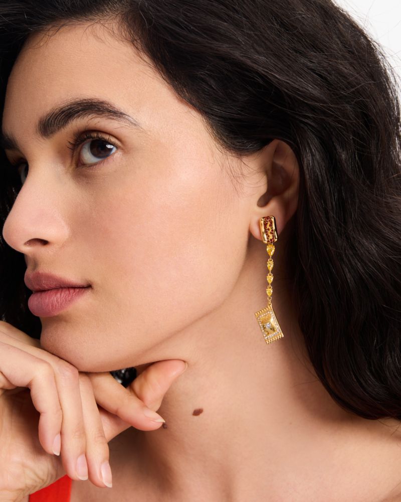 Kate Spade,What A Snack Linear Earrings,