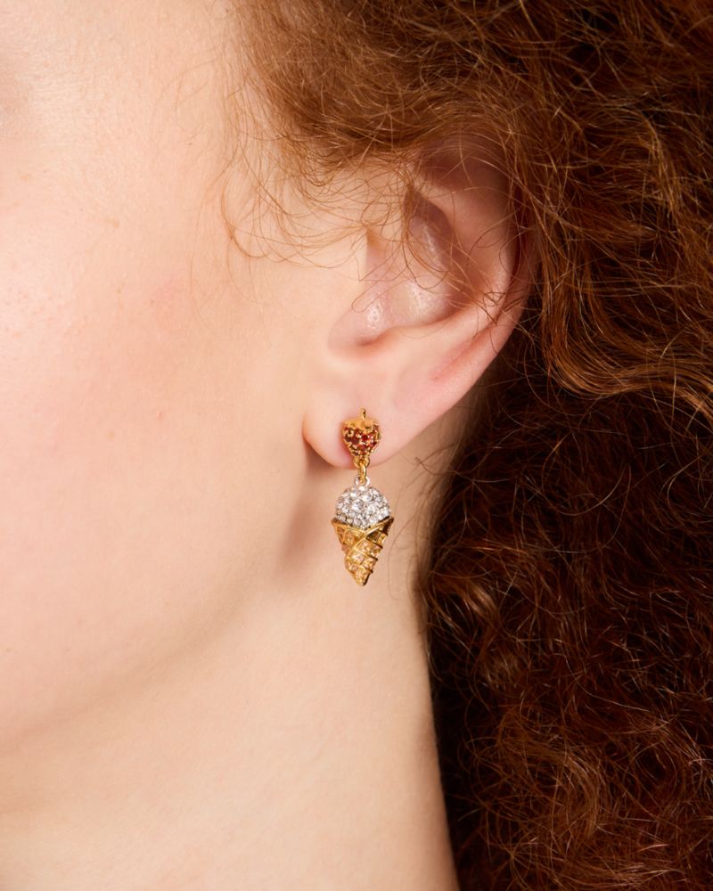 Kate Spade,What A Snack Drop Earrings,