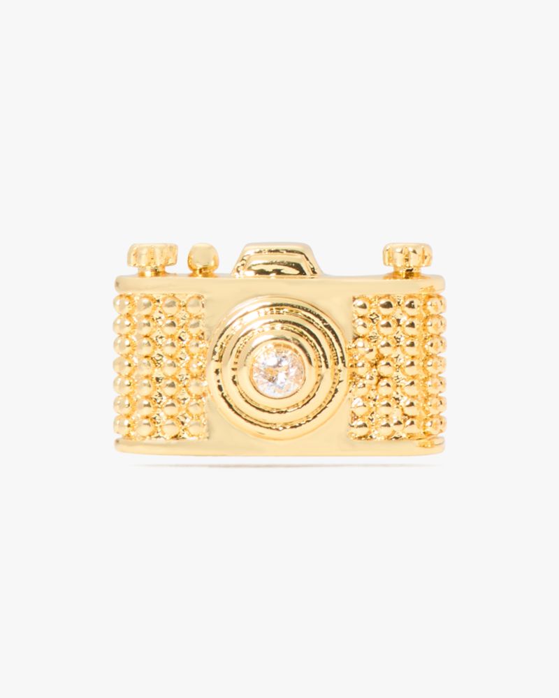 Kate Spade,アウェイ ウィー ゴー カメラ ピアス,ジュエリー,ゴールド