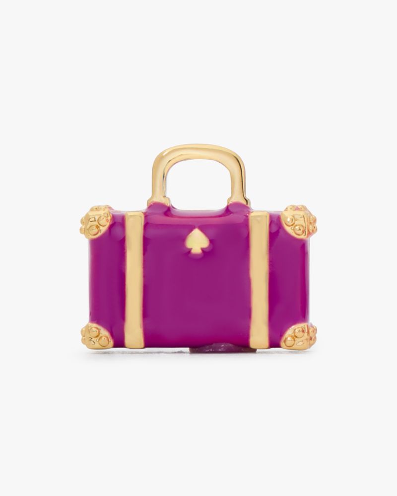 Kate Spade,アウェイ ウィー ゴー スーツケース ピアス,ジュエリー,ピンクマルチ