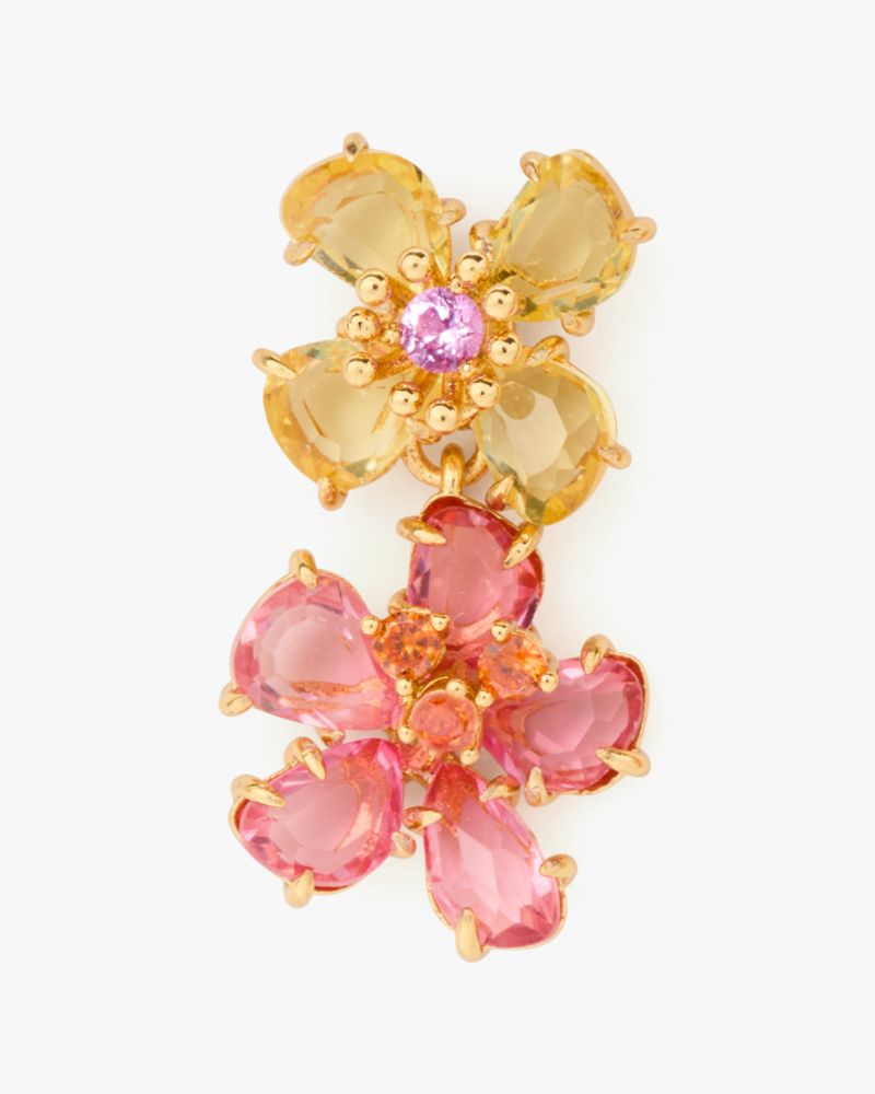 Kate Spade,Paradise Flower Double Drop Earrings,