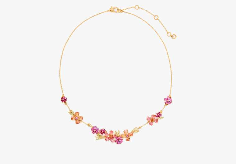 Kate Spade,Paradise Floral Necklace,Multi