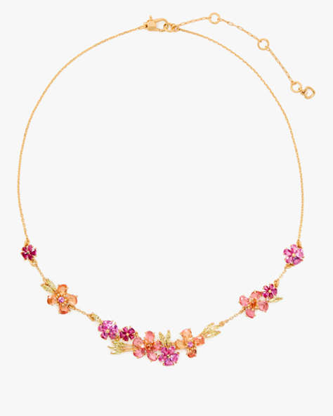 Kate Spade,Paradise Floral Necklace,Multi