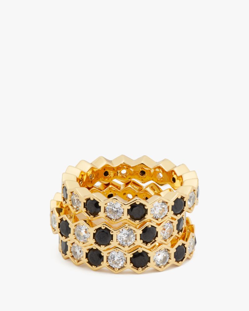 Kate Spade,On The Ball Stacking Ring Set,