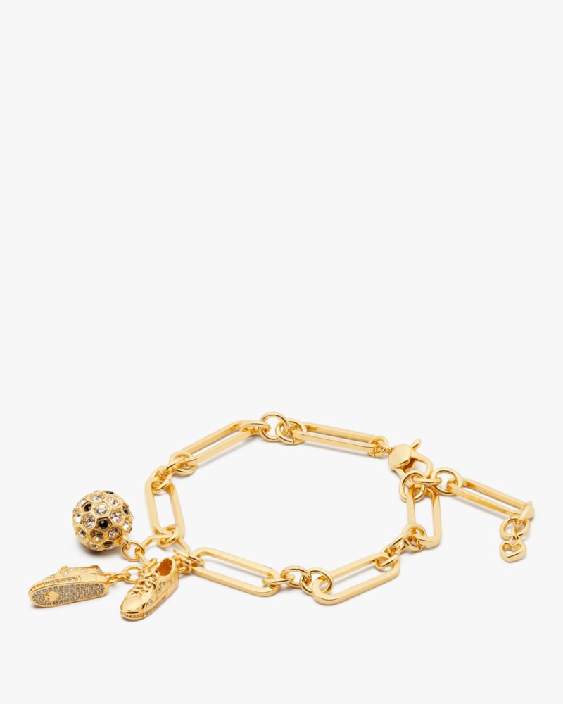 Kate Spade,On the Ball Charm Bracelet,Multi