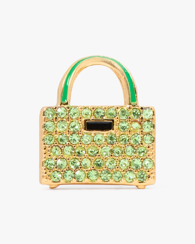 Kate Spade,スウィート トレジャーズ ピアス,ジュエリー,グリーン／ゴールド